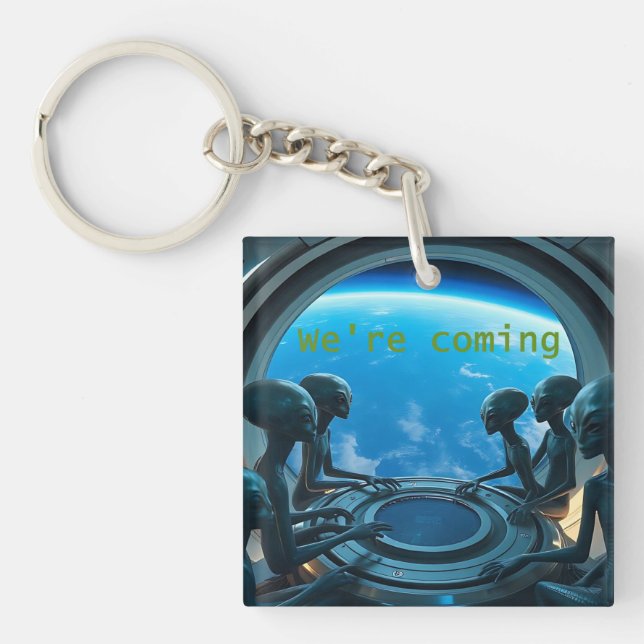 Aliens: We're Coming Key Ring (Front)