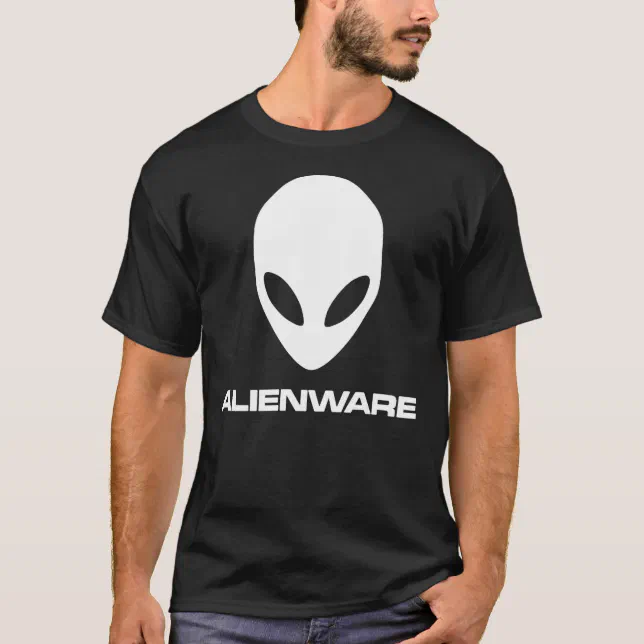 Alienware Dell Gaming logo White Essential T-Shirt | Zazzle