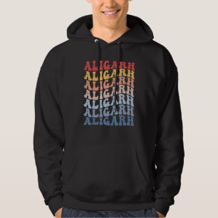 Aligarh City Groovy Retro Hoodie