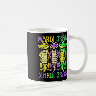 Aligator Crocodiles Louisiana Mardi Gras Carnival  Coffee Mug