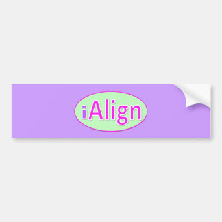 align bumper sticker