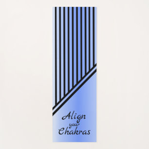 Align your Chakras PinkBlue Yoga Mat