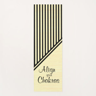 Align your Chakras Yellow Yoga Mat