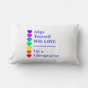 Align Yourself With Love - I'm a Chiropractor! Lumbar Cushion
