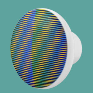 Aligned Energy Abstract Lines Ceramic Knob