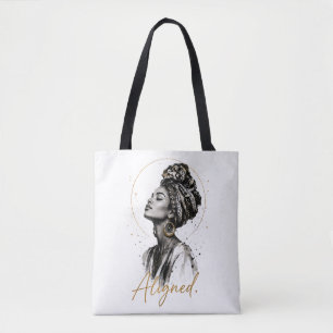 Aligned. Special Edition Cotton Boho Tote Bag