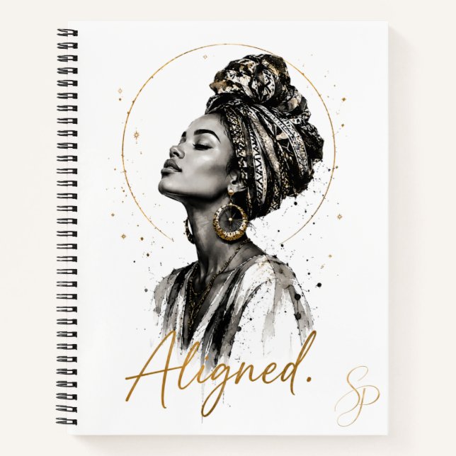 Aligned. Special Edition Personalised Notebook  (Front)