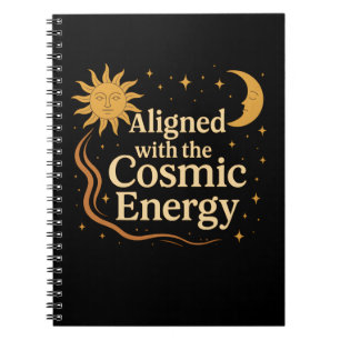 Aligned with the Cosmic Energy Boho Celestial Notebook