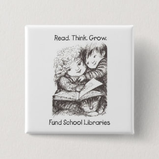 Aliki - Fund School Libraries - Square - Kids 15 Cm Square Badge