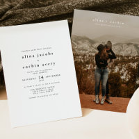 ALINA Classic Modern Minimalist Photo Wedding