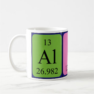 Alina periodic table name mug
