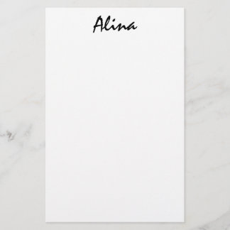 Alina Stationery