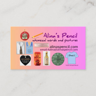 Alina's Pencil 2023 Business Card