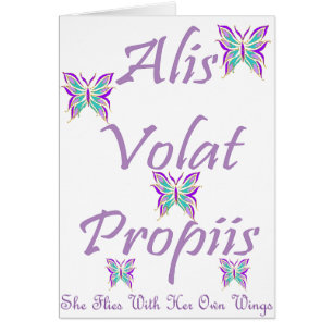 Alis Volat Propiis