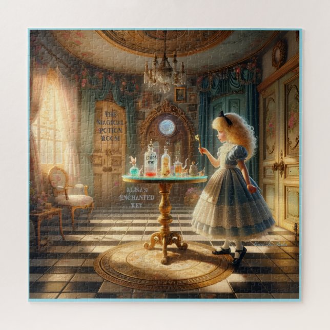 Alisa's Enchanted Key: The Magical Potion Room Jigsaw Puzzle (Horizontal)