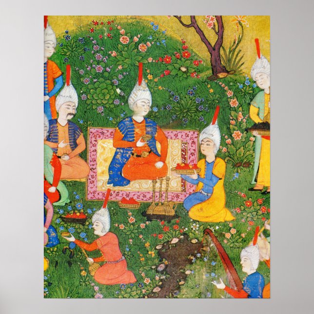 Alisher Navoiy, Tea Ceremony Poster (Front)