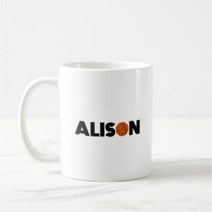 Alison Basketball Coffee Mug