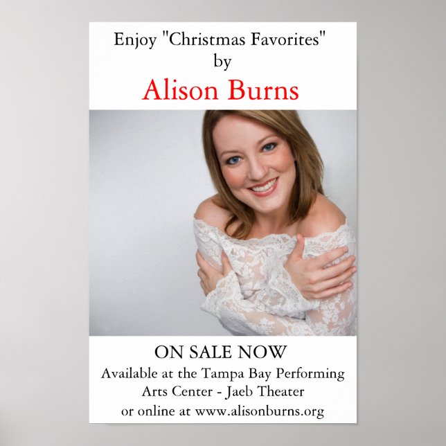 Alison Burns Poster (Front)