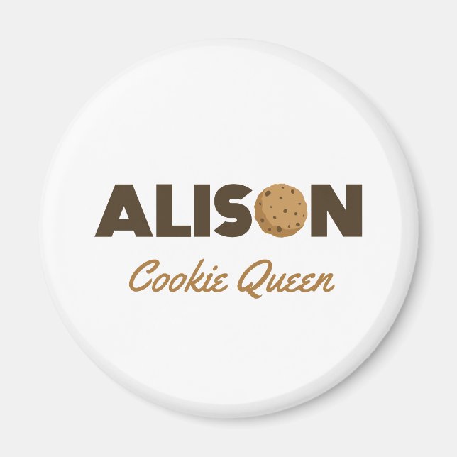 Alison cookie queen magnet (Front)