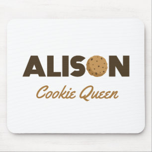 Alison cookie queen mouse pad