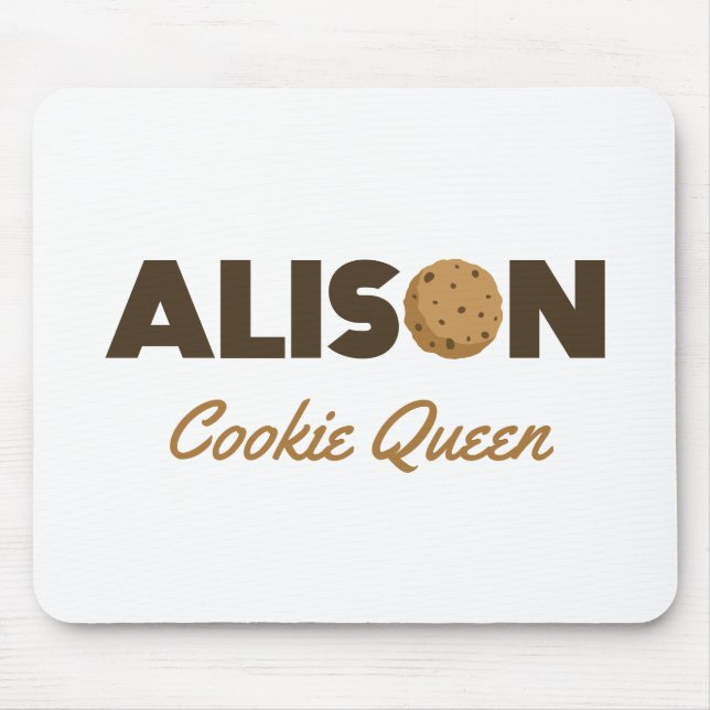 Alison cookie queen mouse pad (Front)