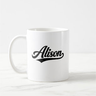 Alison name first last family gifts coffee mug