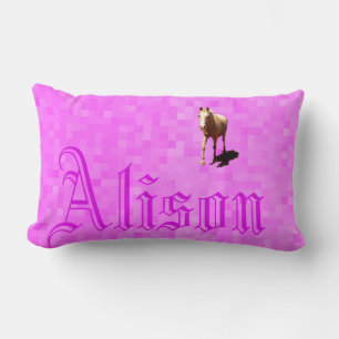 Alison Name Logo, Lumbar Cushion