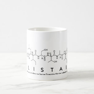 Alistair peptide name mug