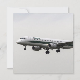 Alitalia Embraer 190 Card