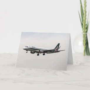 Alitalia Embraer 190 Holiday Card