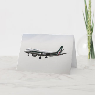 Alitalia Embraer 190 Holiday Card