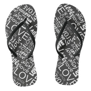 Alive Black and White Gallery Love Words Art Thongs