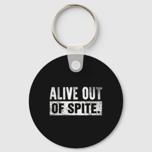 Alive Out Of Spite Mental Health Awareness Key Ring