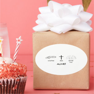 ALIVE!  Oval Sticker