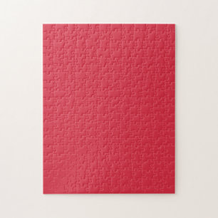 Alizarin (solid colour) jigsaw puzzle