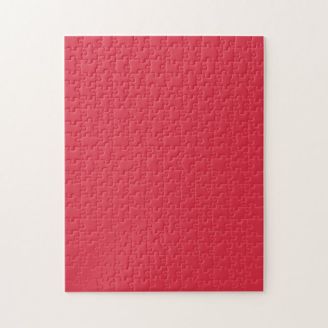 Alizarin (solid colour)  jigsaw puzzle (Vertical)