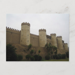 Aljaferia Castle, Zaragoza, Spain Postcard