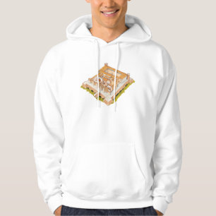 Aljaferia. Zaragoza Spain. Islamic palace Hoodie