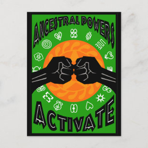 ALKEBULAN - ANCESTRAL POWERS ACTIVATE POSTCARD