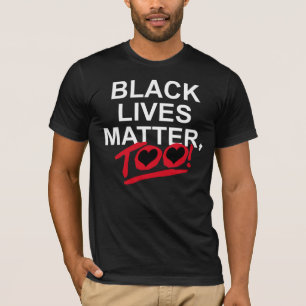 ALKEBULAN - BLM TOO! HEARTS T-Shirt