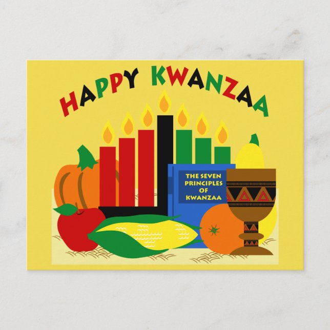 ALKEBULAN - KWANZAA SETTING POSTCARD (Front)