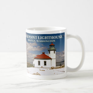 Alki Point Lighthouse, Seattle Washington Mug