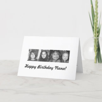 all4project, Happy Birthday Nana! Card
