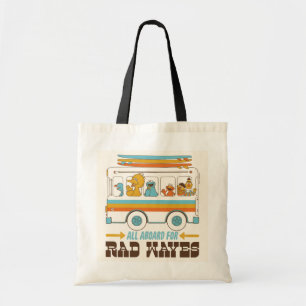 All Aboard for Rad Waves Tote Bag