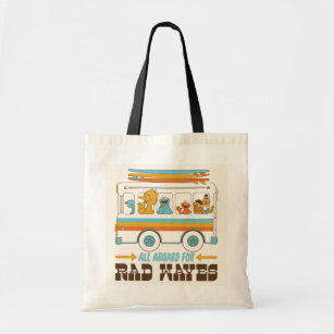 All Aboard for Rad Waves Tote Bag