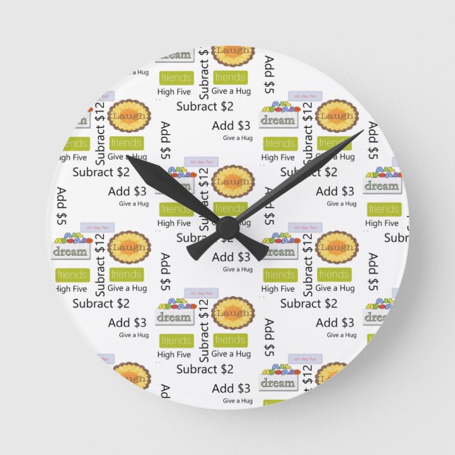 All Aboard Fun Clock (Front)