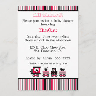 All Aboard Invitation