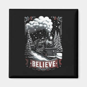 All Aboard Polar Express Christmas North Pole Xmas Magnet