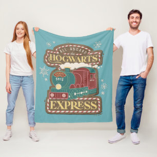 All Aboard the HOGWARTS™ Express Christmas Cookie Fleece Blanket