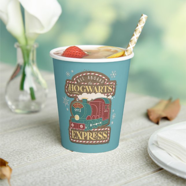 All Aboard the HOGWARTS™ Express Christmas Cookie Paper Cups (Insitu)
